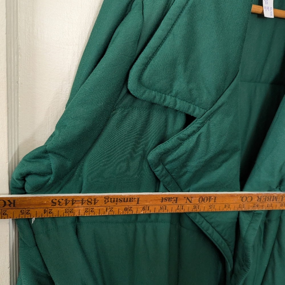 stars above quilted green robe nwt xl/xxl - Picture 9 of 9